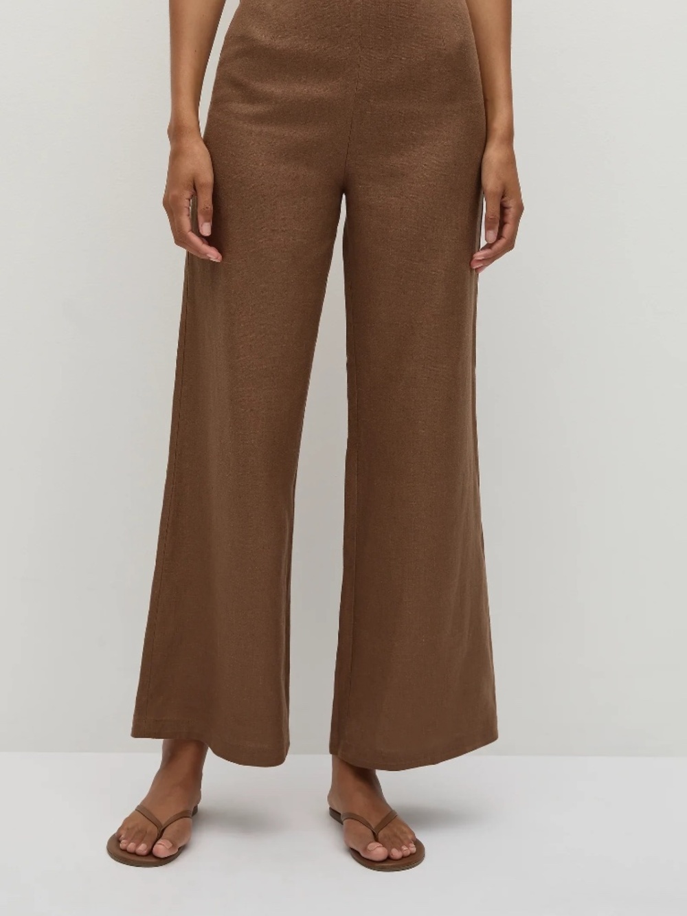 NWT FAITHFULL - SYNA LINEN PANT / CLAY